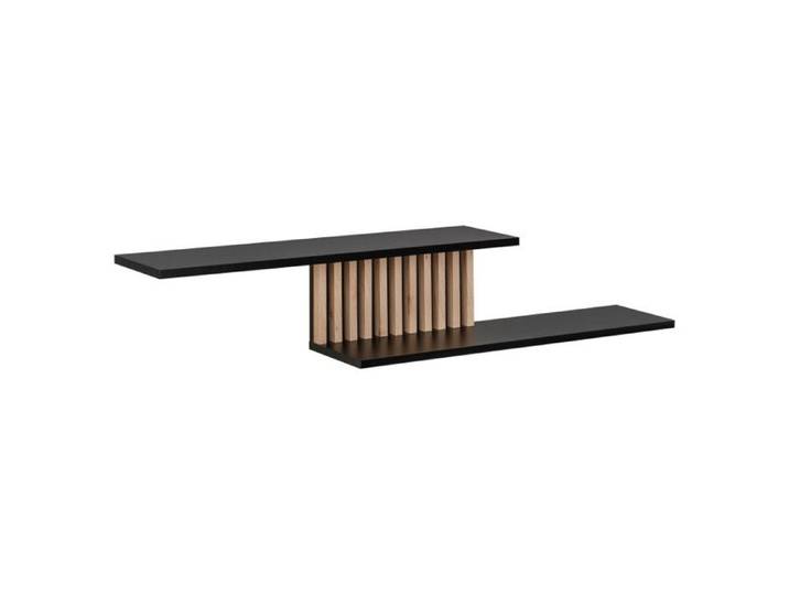 Etagère murale  Cameron  - Noir/Beige - L 160 x H 30 x P 25 cm
