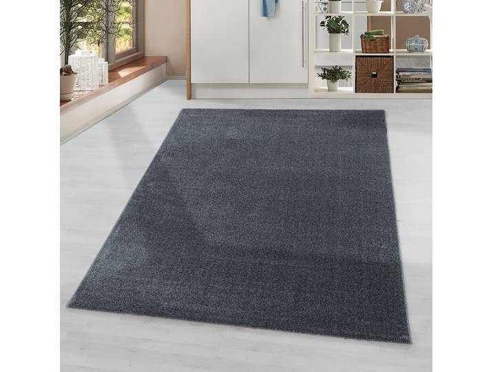 Teppich AYYILDIZ TEPPICHE RIO 4600 , grau, B:80cm H:8mm L:150cm, Polypropylen (PP), Teppiche, Teppich, Pflegeleicht / Strapazierfähig / Trend Colors/ Wohnzimmer