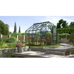 Vitavia Aktionsangebot (inkl. 100 Euro Zubehör): Gewächshaus "Jupiter 6700",smaragd grün,6,7 m2