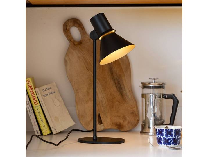 Anglepoise Tischlampe Type 80 T1, schwarz, für Wohn- / Esszimmer, Aluminium, Design, Tischlampe