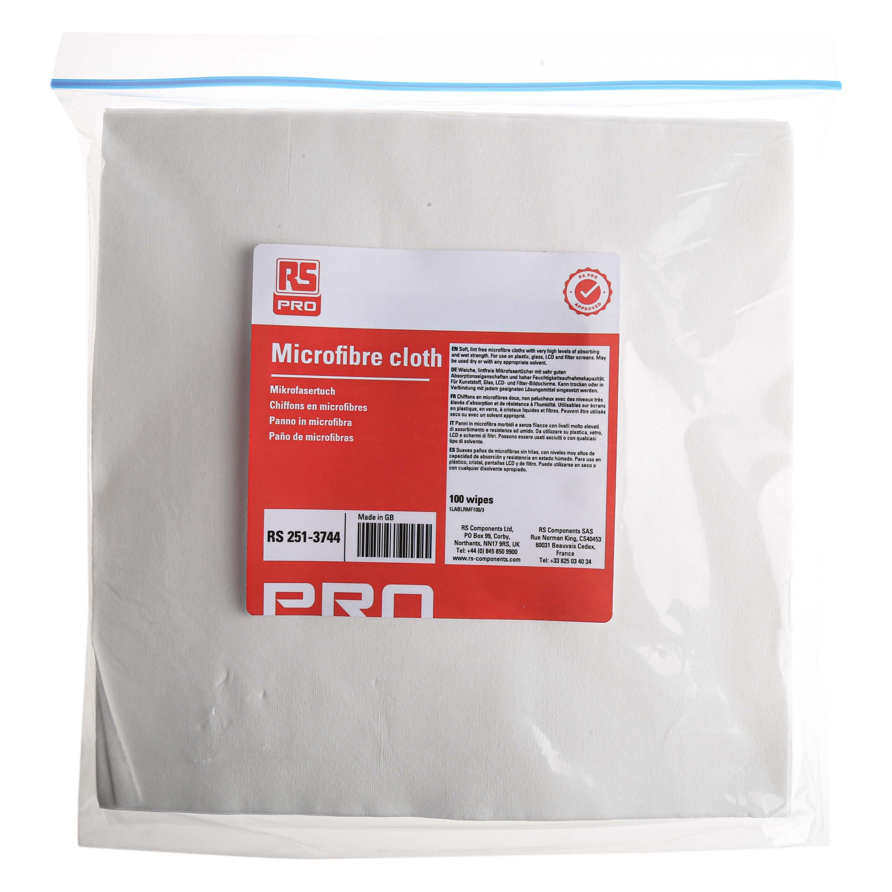 RS PRO Mikrofaser Tücher 230x230mm (100 Stk.) (2513744)