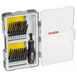 Bosch Accessories 2607017320 2607017320 Bit-Set 37teilig Schlitz, Kreuzschlitz Phillips, Kreuzschlitz Pozidriv, Sechsrund BO, Tri-Wing, Spanner, Innen-Vierkant