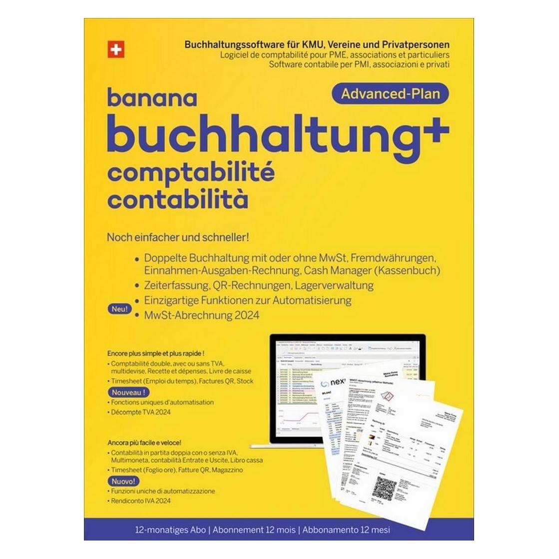 Banana Accounting Plus - Advanced Plan (12 Monate) (BAN-Plus-ADV-MULTI)