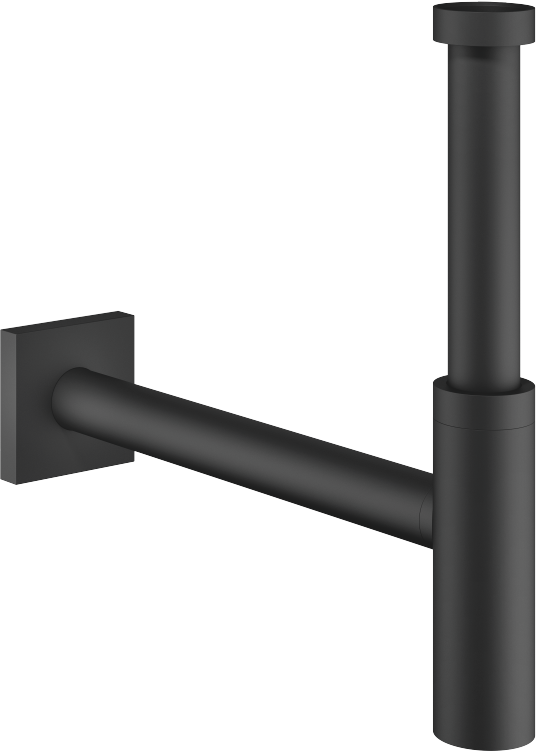 piège à Dornbracht 1006078033 2000 2000 / 4 ", rosace carrée, noir mat