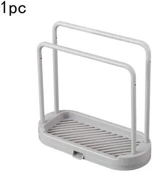 Discount Dollar Deals Kitchen Sink Drainage Rack, Multi Purpose Rag Sponge Drying Stand, Storage Basket For Scrubber Wire Ball Organizer grey