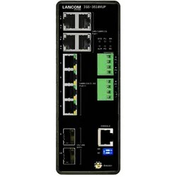 R&S LANCOM IGS-3510XUP Industrial Gigabit Cloud Managed Switch, 8x RJ-45, 2x SFP+