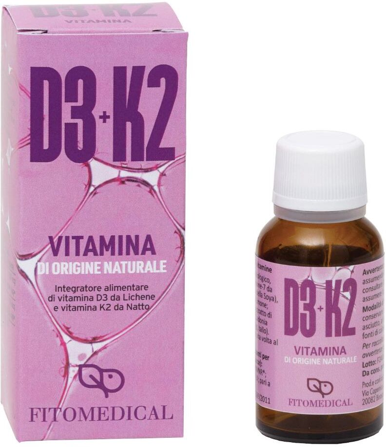 FITOMEDICAL Srl VITAMINA D3+K2 NATURALE 20ML