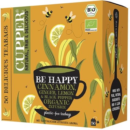 Cupper Infusión Happy Mondays Bio 50 Unds