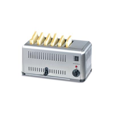 Ristoattrezzature 6-Scheiben-Edelstahl-Toaster 220 V / 3 kw