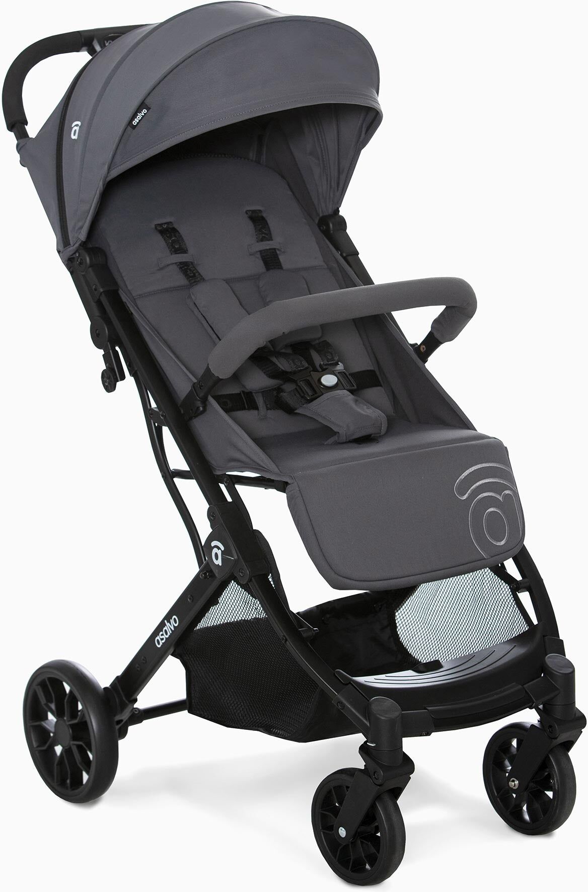 Carrinho De Passeio Asalvo Kubic 2, Gris