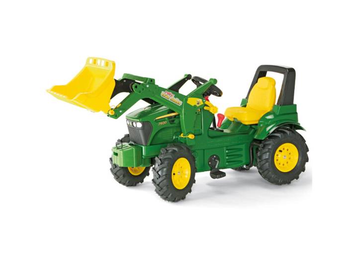 RollyFarmtrac JD Lader+Luftbereifung Rolly Toys Grün Kunststoff - Farbe: Grün/Gelb