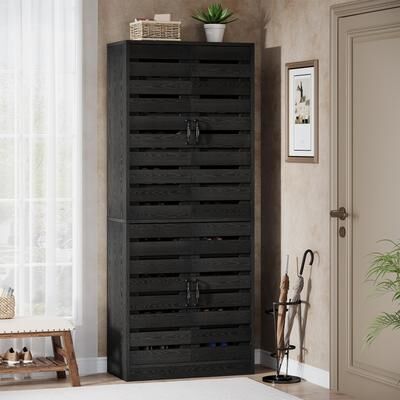 OEM "70.8"" Shoe Cabinet, 27 Pairs Shoe Cabinet, Vertical Shoe Storage Cabinet for Entryway, Hallway, Closet, Living Room"