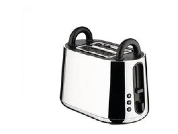 Grille-pain électrique - ALESSI - Toru - Design Nendo - Inox 18/10 & résine noire - Réchauffage/Décongélation