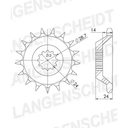 Supersprox Ritzel 530 17Z