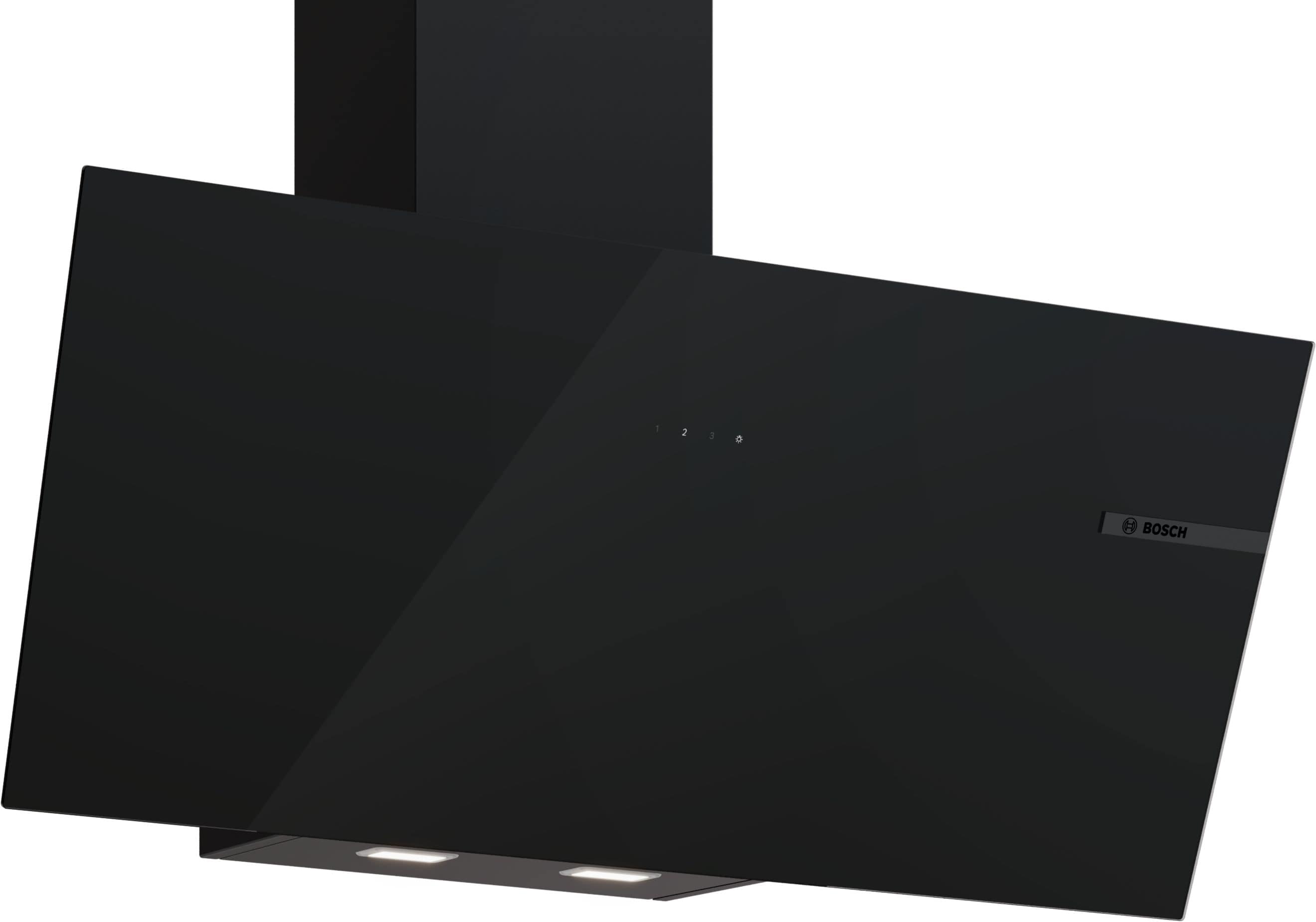Bosch Serie 4 DWK95DF61 Abluft/Umluft Dunstabzugshaube/Esse Wand 90 cm (Schwarz)
