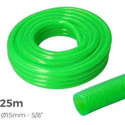 Gartenschlauch Anti-Torsion Ø Innen 15Mm Ø Außen 20Mm (5/8") - Rolle 25M Edm