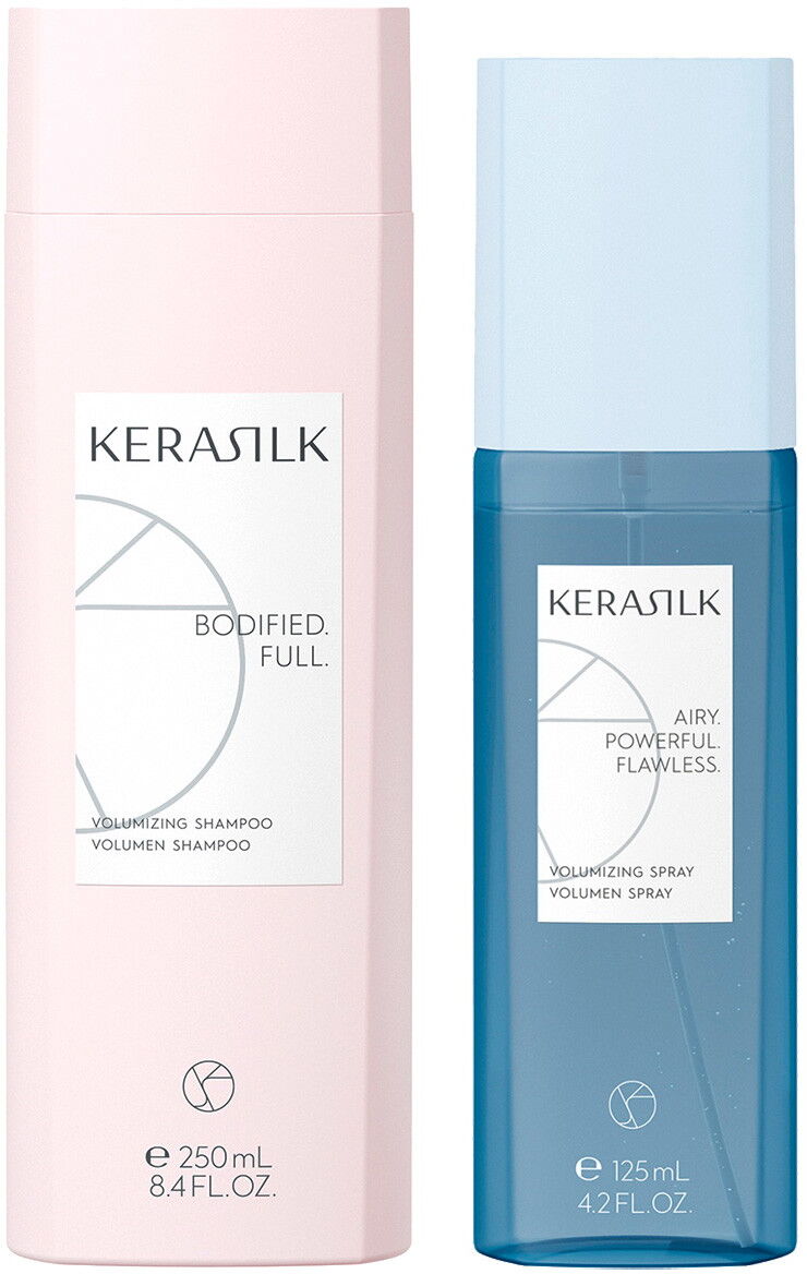 375ml KERASILK Volume Set (Shampoo 250ml + Spray 125ml)