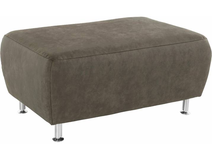 Hocker, Luxus-Microfaser, Taupe, 101×45×68 cm, Vielseitig & Klassisch, Places of Style