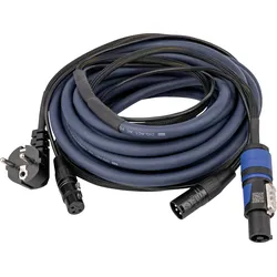 DAP FP10 - Schuko/XLR F - powerCON/XLR M - Audio / Power AUDIO Strom- und Signalkabel - 10m