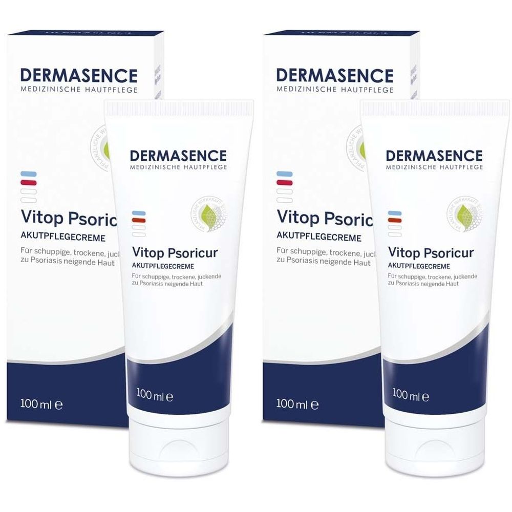 Dermasence Vitop Psoricur Akutpflegecreme 2x 2x100 ml Creme