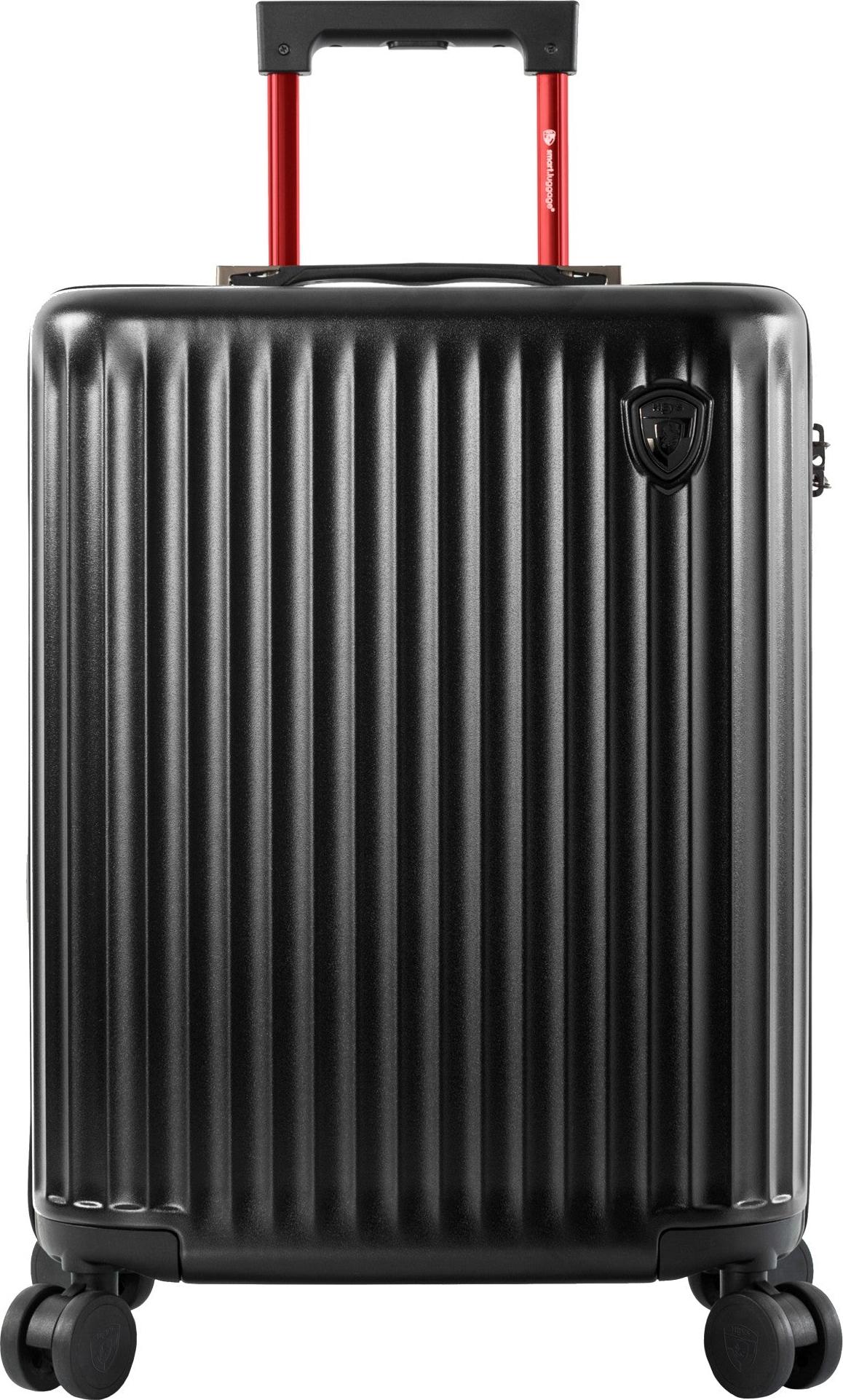 Heys SmartLuggage - 4-Rollen-Kabinentrolley S (black)