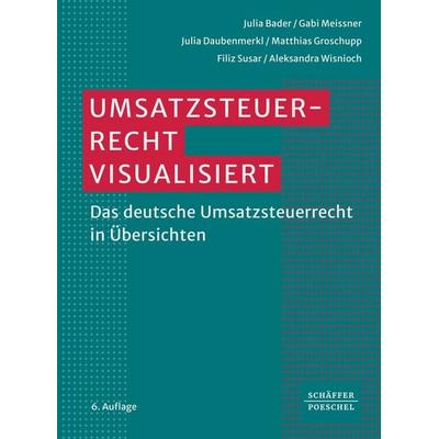 Umsatzsteuerrecht visualisiert, Gebundene Ausgabe von Julia Bader,Gabi Meissner,Julia Daubenmerkl,Matthias Groschupp,Filiz Susar, Schäffer-Poeschel,