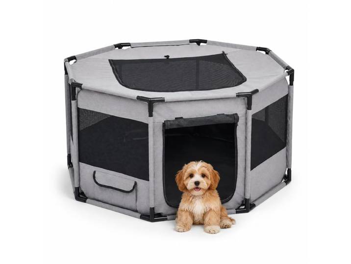 Relaxdays Welpenauslauf indoor & outdoor
