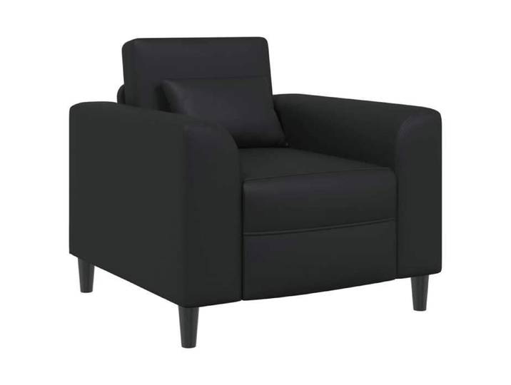 VENTE-FLASH Fauteuil Noir Simili cuir avec manuel de montage(1978677) VIDAXL