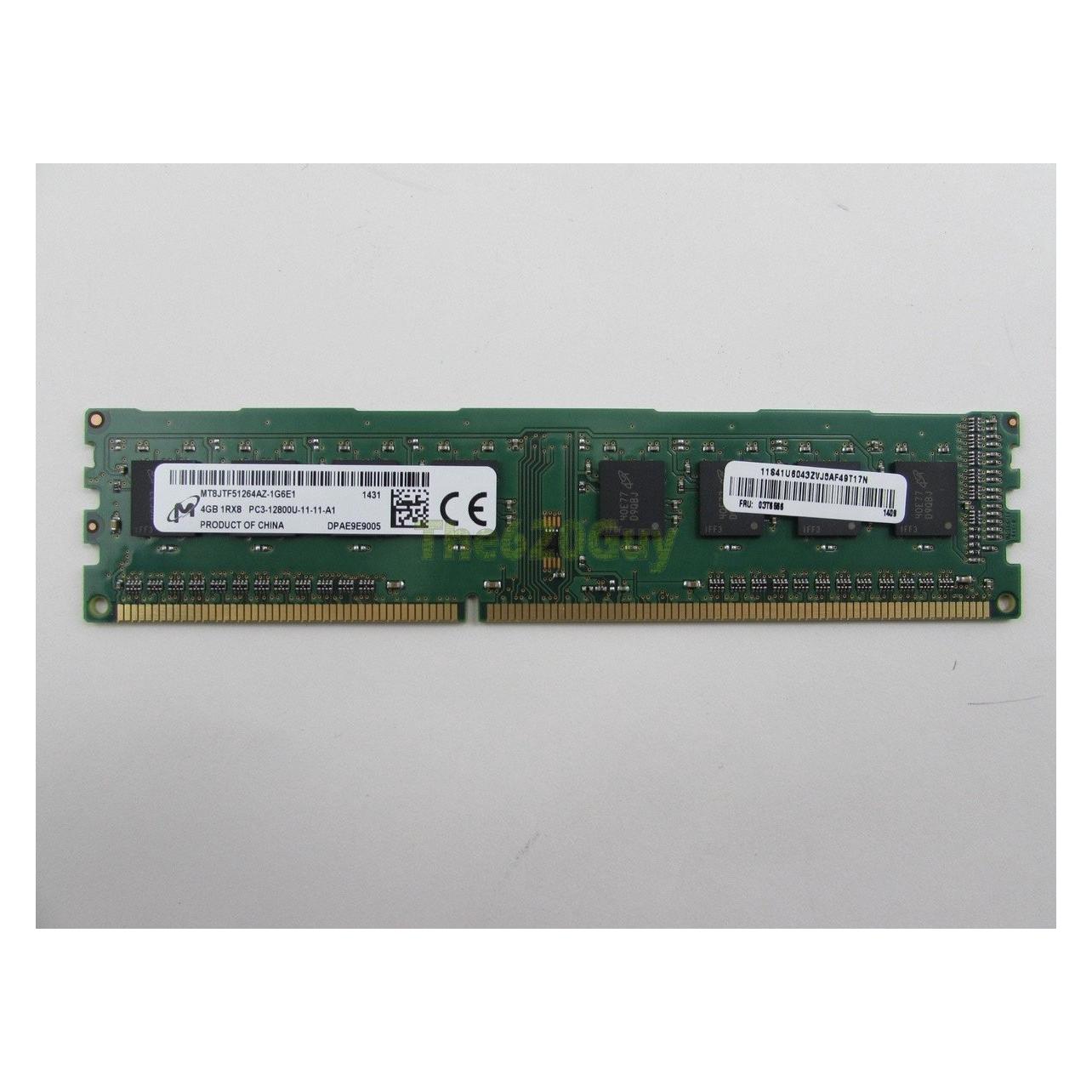 Lenovo 4GB 1600MHz UDIMM DDR3 (1 x 4GB, 1600 MHz, DDR3-RAM, DIMM) (03T6566)