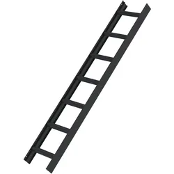 Munk, Leiter + Gerüst, Dachleiter Anthrazitgrau 7 Sprossen (196 cm)