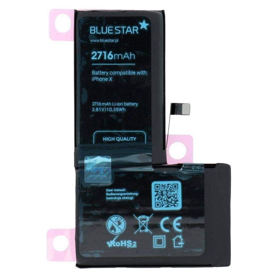 BlueStar Akku Blue Star BLUE STAR HQ Akku für IPHONE X 2716 mAh (5903396048203)
