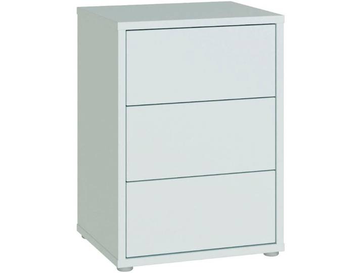 Nachtkommode FORTE Alice Springs , secret grau, B:49,8cm H:68,7cm T:41,5cm, Holzwerkstoff, Sideboards, Nachtkommode, Schubkästen mit Vollauszug, Push to Open