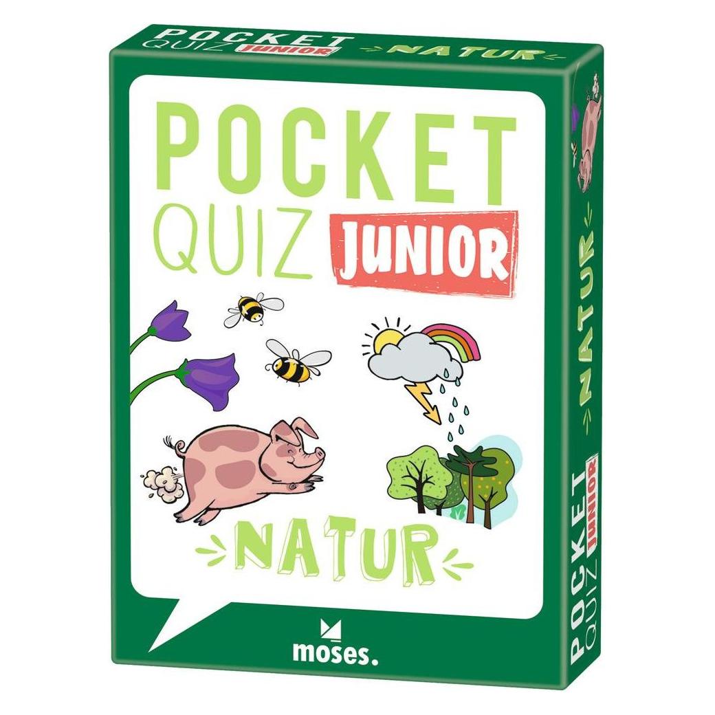 Moses Pocket Quiz junior Natur (Deutsch, 1 - 10 Spieler) (37976488)