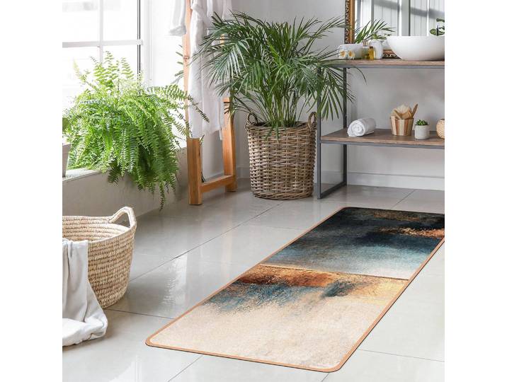Tapis de yoga Ambiance maritime 183 x 61cm Doré