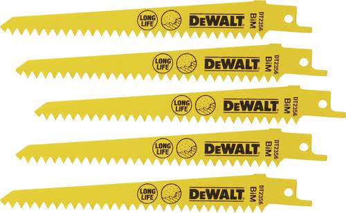 DEWALT DT2356-QZ Saebelsaegeblatt BIM Gipskarton 152mm 5St.