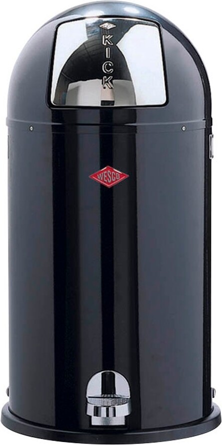 WESCO Kickboy Mülleimer 40,0 l schwarz