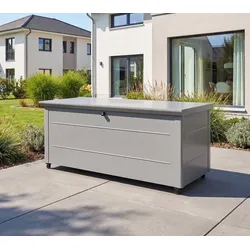 WESTMANN SIGNATURE Condo | Metall Gartenbox 512 L | Silbergrau | 1,5x0,7 m - RAL 9007