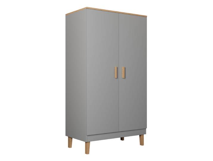 Armoire 2 portes Denver - Gris