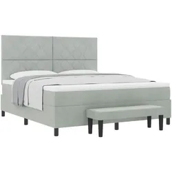 vidaXL, Boxspringbett, Bett (180 x 200 cm)