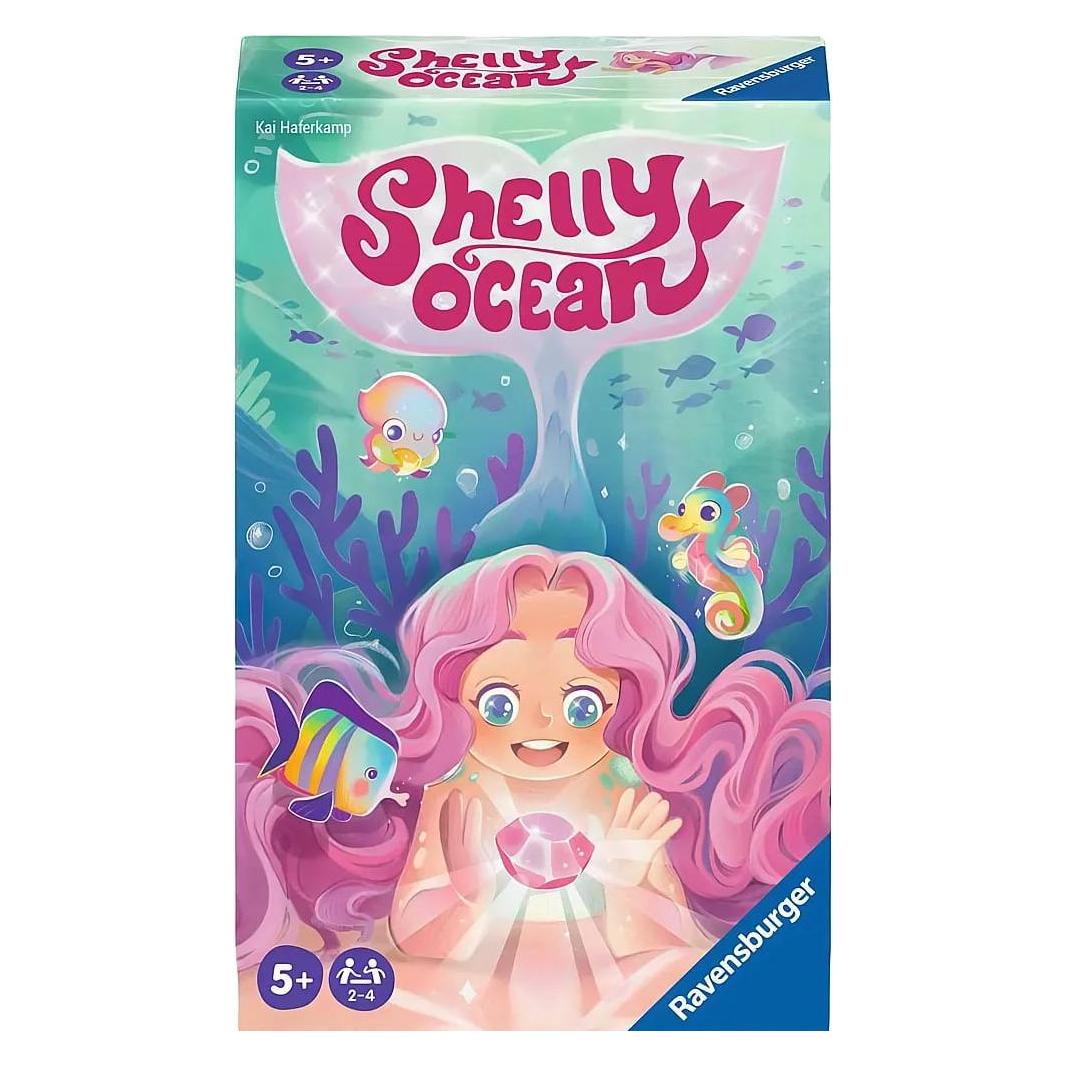 Ravensburger 23047 - Shelly Ocean - Lauf- und Sammelspiel für Kinder ab 5 Jahren, Familienspiel für (Deutsch, Englisch, Französisch, Italienisch, Niederländisch, Spanisch, 2 - 4 Spieler) (23047)