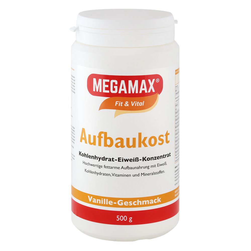 Megamax Aufbaukost Vanille Pulver 500 g