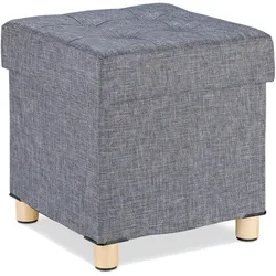 Relaxdays, Hocker, Sitzhocker (38 x 38 x 39 cm)