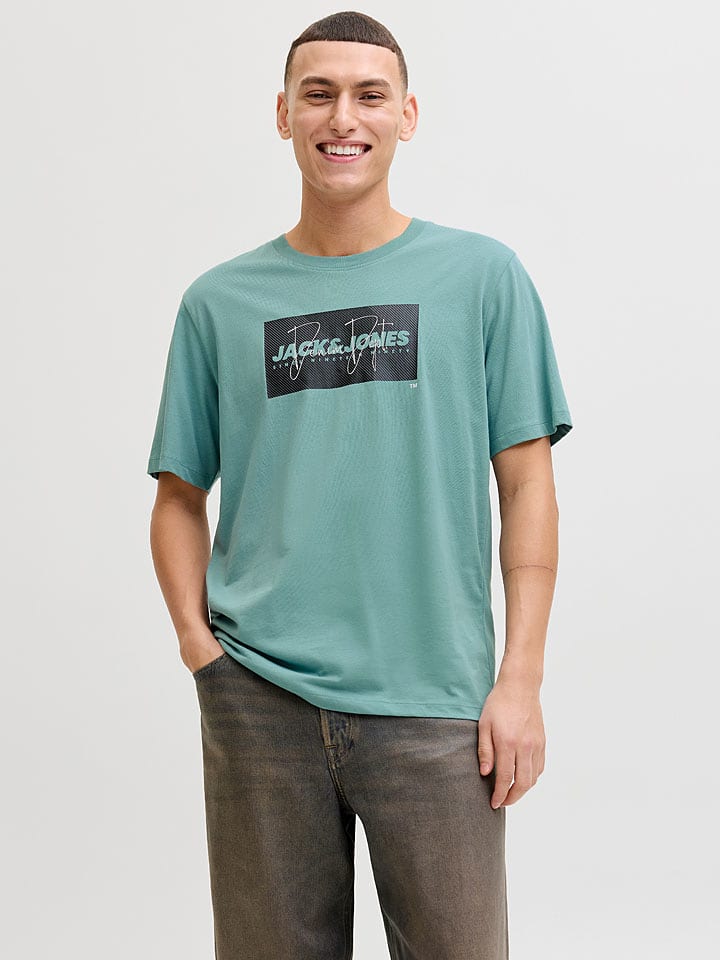 Jack & Jones Shirt "Cole" in Türkis - L