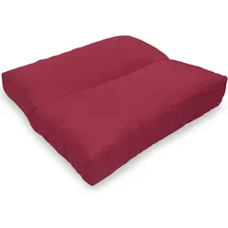 NYVI Loungekissen SunLounge Outdoor 50x50 cm Beere - Wasserabweisend, Schmutzabweisend, Bequem, für Stühle, Bänke, Boden