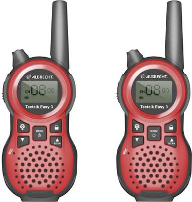 Midland Albrecht Tectalk Easy 3 draadloos communicatiesysteem, 8 kanalen, zwart