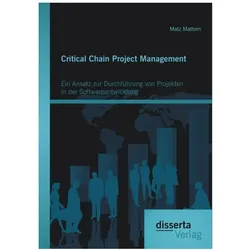 Critical Chain Project Management: Ein Ansatz zur Durchführung von Projekten in der Softwareentwickl, Fachbücher von Matz Mattern