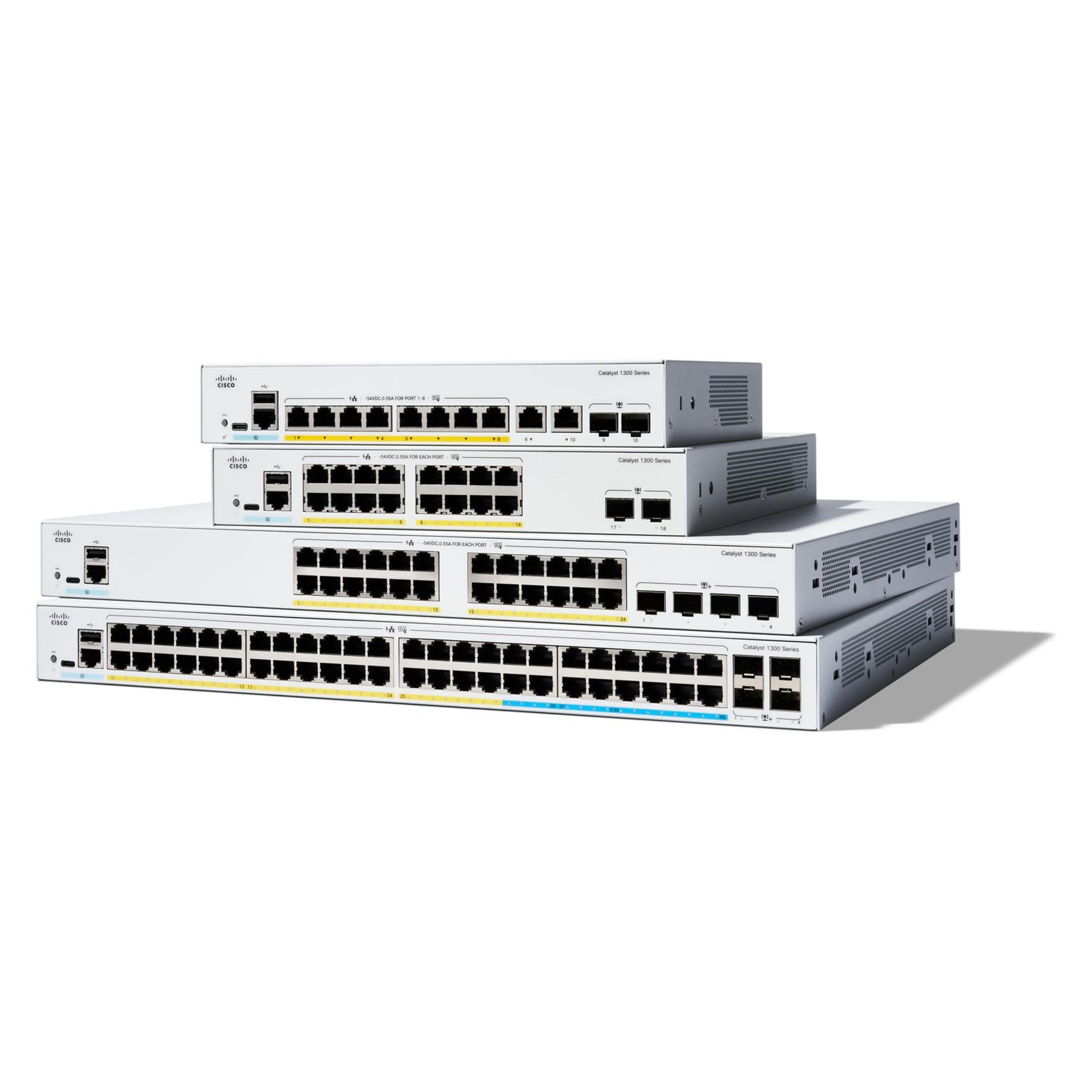 Cisco CATALYST 1300X 48-PORT GE POE (48 Ports) (C1300X-48P-4X)
