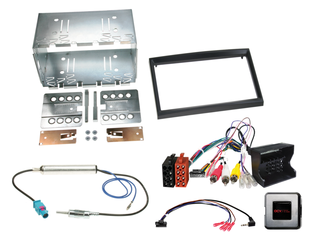 ACV 2-DIN Kit Citroen/Fiat/Peugeot/Toyota RD4 Gerät LFB/Antenne