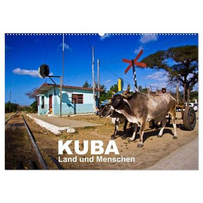 KUBA - Land und Menschen (Wandkalender 2027 DIN A2 quer), CALVENDO Monatskalender