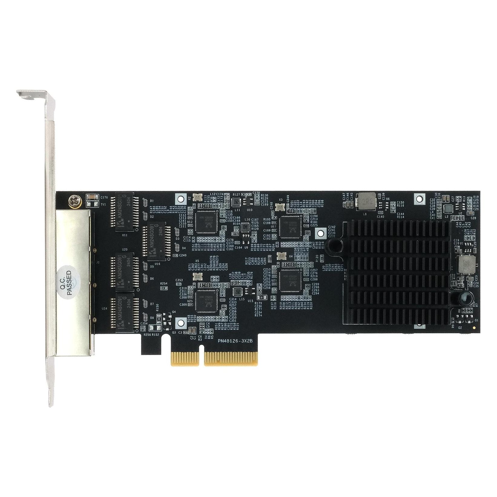Exsys PCI-E Karte Ethernet 4x 5 Gbit/s (PCI-E x4) (EX-60154)